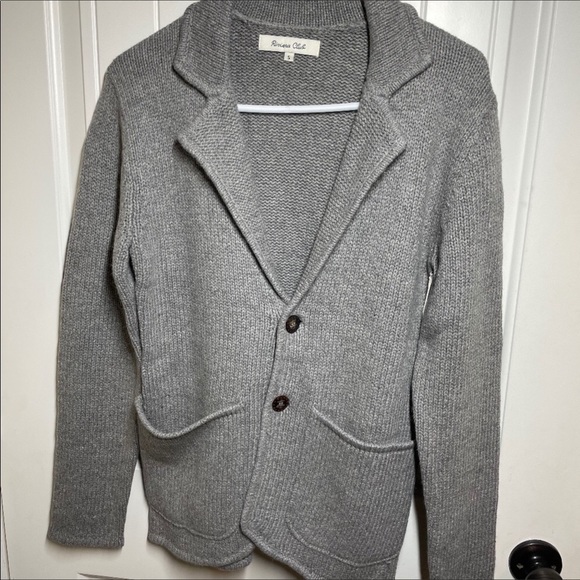 Riviera Club Other - Riviera Club Grey Sweater Blazer